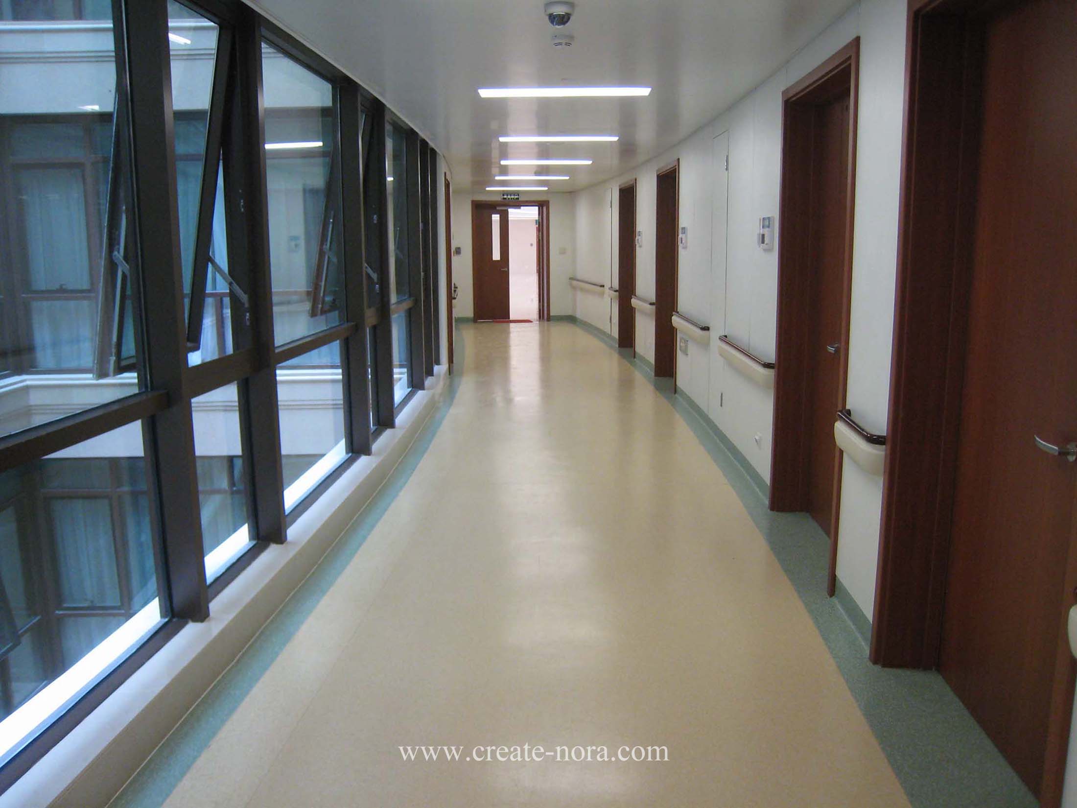 the photo of nora rubber flooring in Hainan Hospital of Chinese PLA General Hospital 3